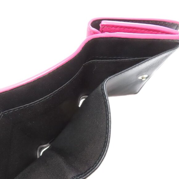 Balenciaga Logo Trifold Wallet Bifold Leather - Picture 5 of 15